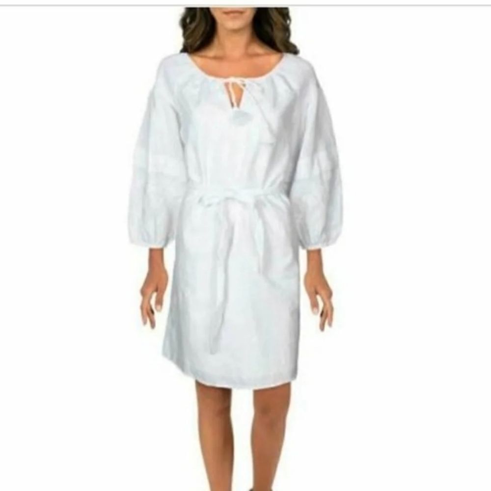 INC Tassel Tie Short Shift Dress